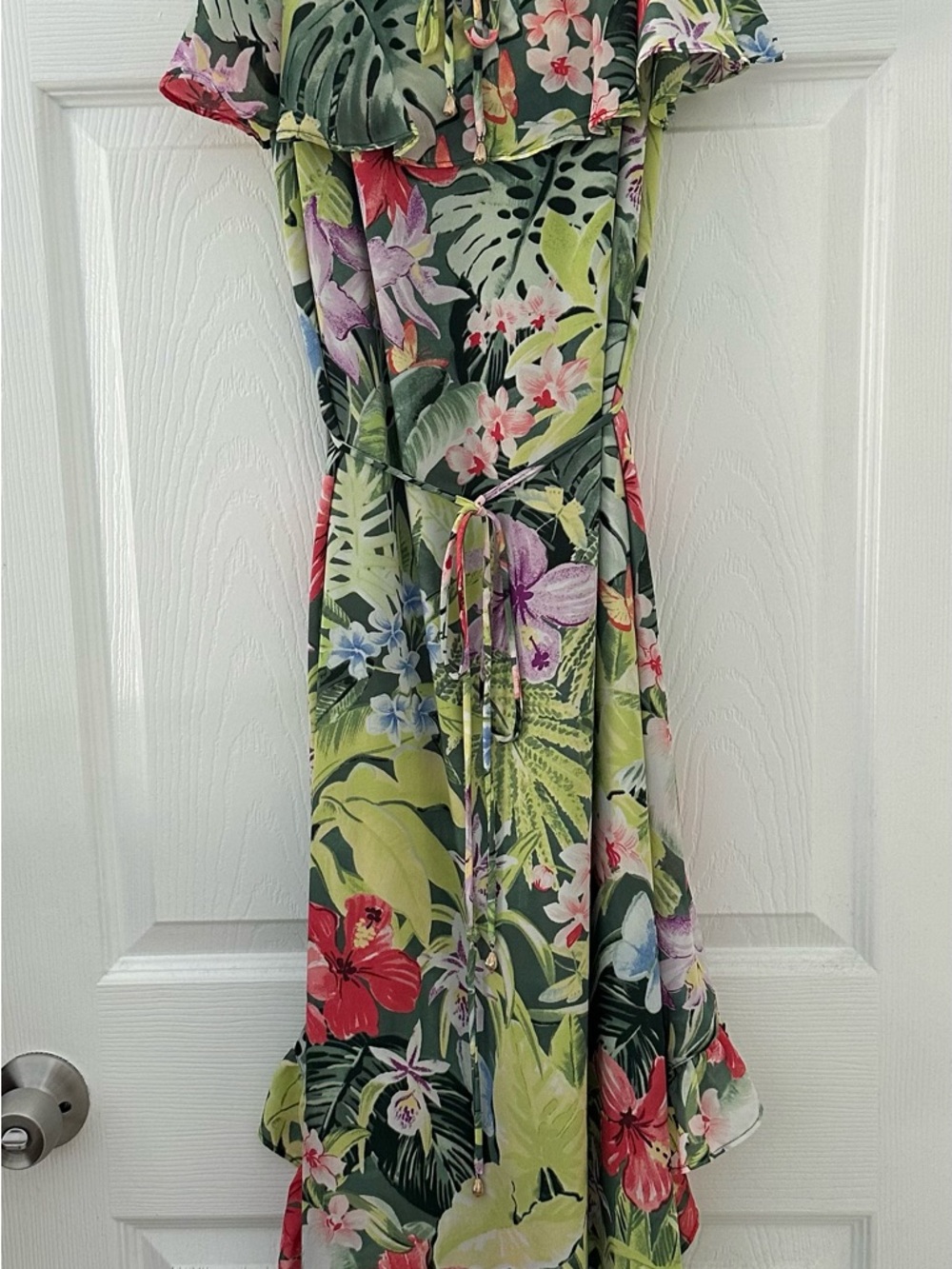 Tommy Bahama Floral Tropical Print Women’s Maxi Dress - Green Multi